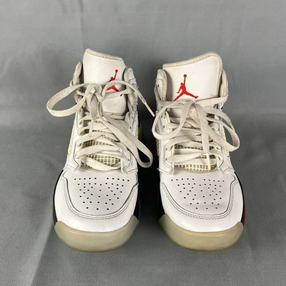 Nike Air Jordan Mid Mars 270 Sneakers Kids 6 White Fire Red Lace Up BQ6508-100